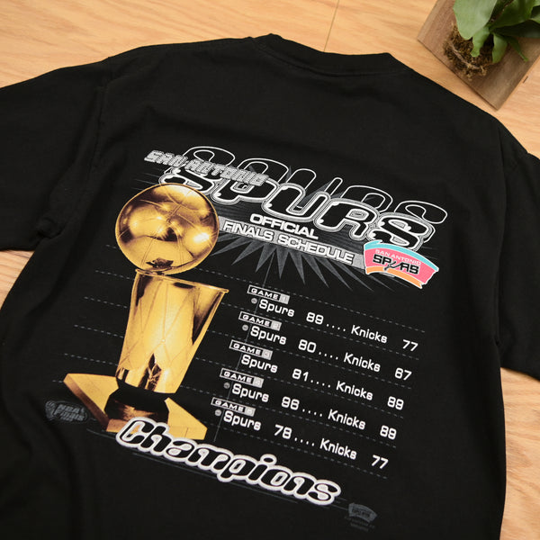 Vintage 1999 San Antonio Spurs NBA Champions T-Shirt Medium
