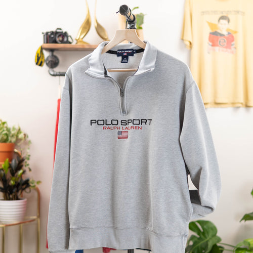 90s Polo Sport Quarter Zip Sweatshirt
